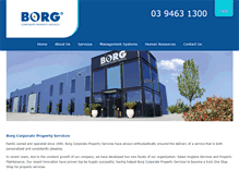 Tablet Screenshot of borg.com.au